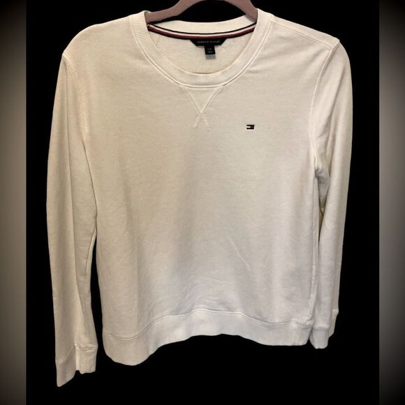 Tommy Hilfiger White Sweatshirt Small - Picture 1 of 4